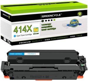 greencycle 1 Pack 414X Cyan Toner Cartridge Compatible for HP 414X 414A W2021X W2021A Cyan Toner to use in Enterprise M455dn , MFP M480f , Pro M454 Series and MFP M479 Series Printers