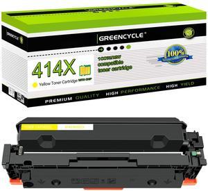 greencycle 1 Pack 414X Yellow Toner Cartridge Compatible for HP 414X 414A W2022X W2022A Yellow Toner to use in Enterprise M455dn , MFP M480f , Pro M454 Series and MFP M479 Series Printers