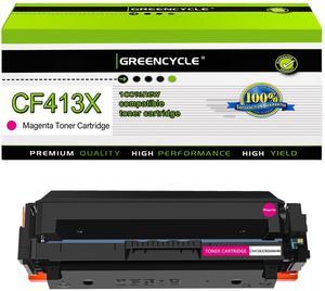 greencycle 1 Pack Toner Cartridge Compatible for HP 410A 410X CF413X Magenta Toner Works on Color Laser Jet Pro M452dn M452dw M452nw M477fdn M477fdw M477fnw M377dw Printer