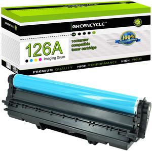 GREENCYCLE 126A CE314A Imaging Drum Compatible for HP 126A CE314A works on LaserJet Pro 100 MFP M175a M175nw M275 M275nw CP1025 CP1025nw Printer (1-Pack, Black / Color)