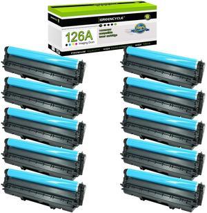 GREENCYCLE 126A CE314A Imaging Drum Compatible for HP 126A CE314A works on LaserJet Pro 100 MFP M175a M175nw M275 M275nw CP1025 CP1025nw Printer (10-Pack, Black / Color)
