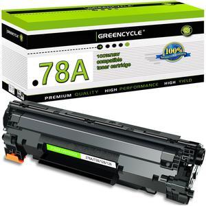 GREENCYCLE 78A Black Toner Cartridge Compatible for HP 78A CE278A Toner Works with Laser jet Pro P1566 P1606 M1536 P1606dn M1536dnf P1560 Series Printers (Black, 1-Pack)