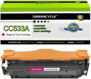 greencycle 1 Pack 304A CC533A High-yield Compatible Toner Cartridge Replacement for HP 304A CC533A Magenta Toner work with Color CP2025n CP2025dn CP2025x CM2320 CM2320n CM2320fxi Printer