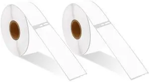 GREENCYCLE Compatible for Dymo 30252 Address Mailing UPC Labels 1 1/8" x 3 1/2" (1" Core) Premium Adhesive & Resolution for DYMO Labelwriter 450 Duo 4XL, 2 Rolls, 350 Labels/Roll [NOT FIT 550 & 5XL]