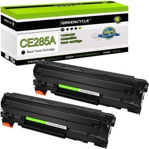 greencycle 85A CE285A Black Toner Cartridge Compatible for HP 85A CE285A work with Laserjet P1005 P1006 P1102 P1102w P1109w M1212nf M1522 P1505n M1217nfw Printer (Black, 2-Pack)