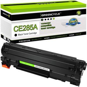 greencycle 85A CE285A Black Toner Cartridge Compatible for HP 85A CE285A work with Laserjet P1005 P1006 P1102 P1102w P1109w M1212nf M1522 P1505n M1217nfw Printer (Black, 1-Pack)