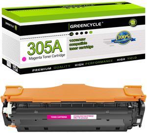 greencycle 1 Pack 305A Magenta Compatible Toner Cartridge Replacement for HP 305A CE413A Toner work with Laser jet Pro 400 Color M451nw M451dw M451dn MFP M475dn M475dw M375nw Printer