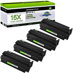 greencycle C7115X Compatible Toner Cartridge Replacement for HP 15X C7115X 15A C7115A 13X Q2613X Black Cartridge Laserjet 1000 1200 1220 1330 3300 3310 3320 3330 3380 Series Printer (4Pk)