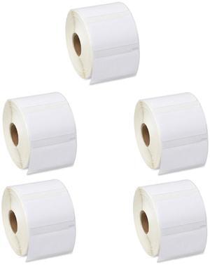 GREENCYCLE 5 Roll Compatible for Dymo 30334 2-1/4" x 1-1/4" White Multipurpose Medium Address Shipping Label for Labelwriter 450, 4XL & Zebra Desktop Printers 1000 Labels/Roll, NOT FIT 550 & 5XL