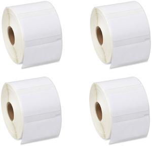GREENCYCLE 4 Roll Compatible for Dymo 30334 2-1/4" x 1-1/4" White Multipurpose Medium Address Shipping Label for Labelwriter 450, 4XL & Zebra Desktop Printers 1000 Labels/Roll, NOT FIT 550 & 5XL