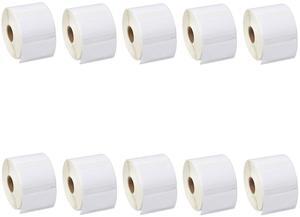 GREENCYCLE 10 Roll Compatible for Dymo 30334 2-1/4" x 1-1/4" White Multipurpose Medium Address Shipping Label for Labelwriter 450, 4XL & Zebra Desktop Printers 1000 Labels/Roll, NOT FIT 550 & 5XL