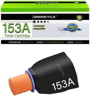 greencycle 153A Compatible Black Toner Reload Kit Replacement for HP W1530A for Laserjet Tank 2504dw, Laserjet Tank MFP 2604sdw 1504 1504w 2504 1604 1604w 2604 2604dw 2606 2606dw(1PC)