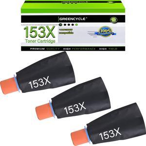 greencycle 153X Compatible Black Toner Reload Kit Replacement for HP W1530X for Laserjet Tank 2504dw, Laserjet Tank MFP 2604sdw 1504 1504w 2504 1604 1604w 2604 2604dw 2606 2606dw (3PC)