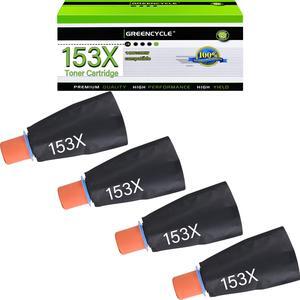 greencycle 153X Compatible Black Toner Reload Kit Replacement for HP W1530X for Laserjet Tank 2504dw, Laserjet Tank MFP 2604sdw 1504 1504w 2504 1604 1604w 2604 2604dw 2606 2606dw (4PC)