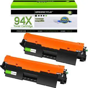 greencycle Compatible 94X Toner Cartridge Replacement for HP 94X CF294X Work with Laser jet Pro MFP M148dw M148fdw M118dw M149fdw , Pro M118 M148 M149 Printer (Black, 2-Pack)