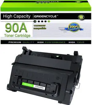 greencycle CE390A Toner Cartridge Replacement Compatible for HP 90A Black Toner Cartridge Laserjet Enterprise 600 M601 M602,M603 Series Laserjet Enterprise M4555 MFP Series(1Pack)