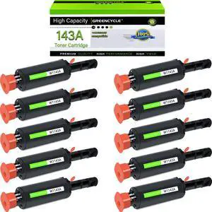 Greencycle W1143A Compatible Toner Cartridge Replacement for HP W1143A 143A Toner Cartridge use for Laser Neverstop 1001nw Printer MFP 1202w 1202nw 1201n Printer(30 Pack,Black)
