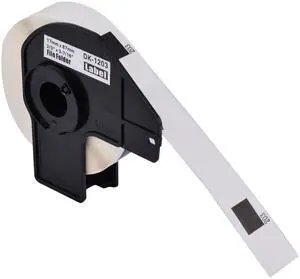 GREENCYCLE 100 Roll DK-1203 DK1203 Die-Cut File Folder Labels 2/3" x 3-7/16" (0.66 in x 3.4 in) Compatible for Brother QL-1050 QL-1060N QL-1100 QL-1110NWB, 300 Labels/Roll,with Cartridge Frame