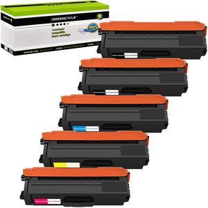 greencycle 5 Pack Color Compatible Toner Cartridge Replacement for Brother TN315 TN310 Toner for HL-4140CW HL-4570CDW HL-4570CDWT MFC-9560CDW MFC-9970CDW Printer(2 Black, 1 Cyan, 1 Yellow, 1 Magenta)
