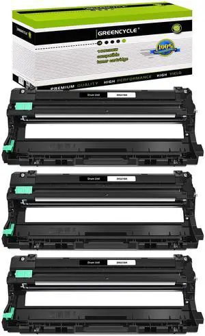 greencycle Compatible drum unit Replacement for Brother DR221 DR-221 DR221CL Work with MFC-9130CW HL-3140CW HL-3170CDW HL-3140CW HL-3180CDW MFC-9330CDW DCP-9015CDW Printer (Black 3 Pack)