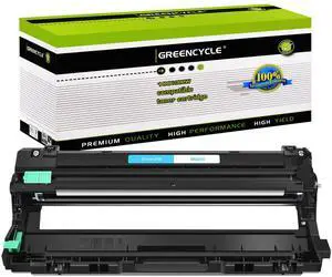 greencycle Compatible Drum Unit Replacement for Brother DR221 DR-221 DR221C Work with HL-3140CW HL-3170CDW HL-3180CDW MFC-9130CW MFC-9330CDW MFC-9340CDW Printer (Cyan 1 Pack)