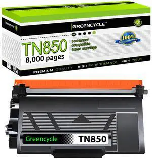 greencycle Compatible Toner Cartridge Replacement for Brother TN850 TN-850 TN820 TN-820 Work with HL-L6200DW HL-L6200DWT MFC-L5850DW MFC-L5900DW HL-L5200DW Series Printers (Black, 1 Pack)