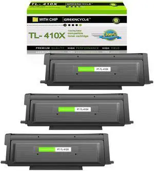 greencycle TL-410X Compatible for Pantum TL-410X TL-410H Black Toner Cartridge TL-410 Pro Ink Cartridge use for P3012DW P3302DW P3302DN M7202FDW M7102DW M7102DN M6802FDW M6702DW M6800FDW (3PCS)