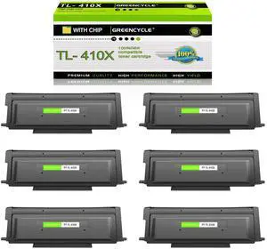 greencycle TL-410X Compatible for Pantum TL-410X TL-410H Black Toner Cartridge TL-410 Pro Ink Cartridge use for P3012DW P3302DW P3302DN M7202FDW M7102DW M7102DN M6802FDW M6702DW M6800FDW (6PCS)