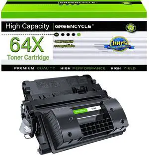greencycle CC364X Toner Cartridge Replacement Compatible for HP 64X Black Toner Cartridge Laserjet P4015dn P4015n P4015tn P4015x P4515n P4515tn P4515(1Pack)
