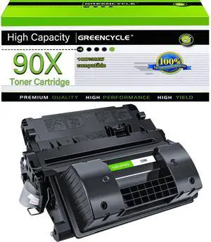 greencycle 1 Pack Compatible for CE390X 90X Black Toner Cartridge Replacement for Laserjet Enterprise M602n M603n M603xh Series Printer