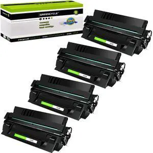 GREENCYCLE 10000 Pages High-Yield Toner Cartridge Replacement Compatible for HP 29X C4129X Use in Laser jet 5000 5000n 5000dn 5000gn 5100 5100tn 5100dtn Printer (Black, 4-Pack)