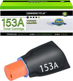 GREENCYCLE W1530A Compatible Toner Cartridge Replacement for HP W1530A 153A Toner Cartridge use for Laser jet Tank 1504 1504w 2504 2504dw MFP 2604dw 2606 2606dw Printer(1 Pack,Black)