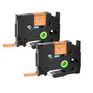 GREENCYCLE TZe-635 12mm 0.47 Laminated Orange Tape Compatible for Brother P-Touch White on Orange TZ-635 TZe635 1/2 inch TZe TZ Tape for Ptouch PT-D210 D220 H110 H100, 2 Pack GREENCYCLE TZe-635 12mm 0.47 Laminated Orange Tape Compatible for Brother P-Touch White on Orange TZ-635 TZe635 1/2 inch TZe TZ Tape for Ptouch PT-D210 D220 H110 H100, 2 Pack