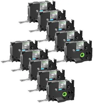 GREENCYCLE TZe-941 18mm 0.7 Laminated Silver Tape Compatible for Brother P-Touch Black on Silver TZ-941 TZe941 3/4 inch TZe TZ Tape for Ptouch PTD410 PTD400 PTD610BT PTD600, 20 Pack GREENCYCLE TZe-941 18mm 0.7 Laminated Silver Tape Compatible for Brother P-Touch Black on Silver TZ-941 TZe941 3/4 inch TZe TZ Tape for Ptouch PTD410 PTD400 PTD610BT PTD600, 20 Pack