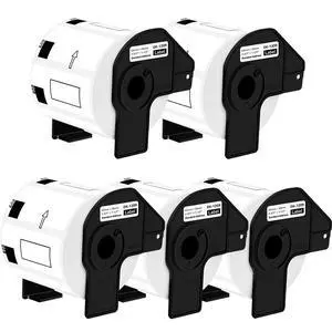 GREENCYCLE 5 Roll Large Address Label Compatible for Brother DK-1209 2.4 in x 1.1 in Use with Brother QL Label Printers (800 Labels/Roll) GREENCYCLE 5 Roll Large Address Label Compatible for Brother DK-1209 2.4 in x 1.1 in Use with Brother QL Label Printers (800 Labels/Roll)