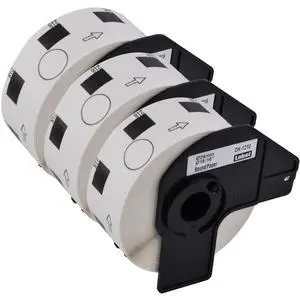 GREENCYCLE 3 Roll DK-1218 DK1218 Die-Cut Round Paper Labels Diameter 1" (0.94" Dia) Compatible for Brother QL-500, QL-570, QL-1050, 1000 Labels/Roll,with Cartridge Frames GREENCYCLE 3 Roll DK-1218 DK1218 Die-Cut Round Paper Labels Diameter 1" (0.94" Dia) Compatible for Brother QL-500, QL-570, QL-1050, 1000 Labels/Roll,with Cartridge Frames