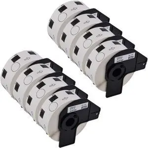 GREENCYCLE 8 Roll DK-1218 DK1218 Die-Cut Round Paper Labels Diameter 1" (0.94" Dia) Compatible for Brother QL-500, QL-570, QL-1050, 1000 Labels/Roll,with Cartridge Frames GREENCYCLE 8 Roll DK-1218 DK1218 Die-Cut Round Paper Labels Diameter 1" (0.94" Dia) Compatible for Brother QL-500, QL-570, QL-1050, 1000 Labels/Roll,with Cartridge Frames