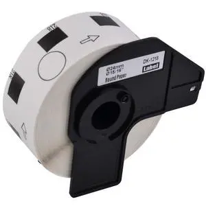 GREENCYCLE 1 Roll DK-1218 DK1218 Die-Cut Round Paper Labels Diameter 1" (0.94" Dia) Compatible for Brother QL-500, QL-570, QL-1050, 1000 Labels/Roll,with Cartridge Frames GREENCYCLE 1 Roll DK-1218 DK1218 Die-Cut Round Paper Labels Diameter 1" (0.94" Dia) Compatible for Brother QL-500, QL-570, QL-1050, 1000 Labels/Roll,with Cartridge Frames