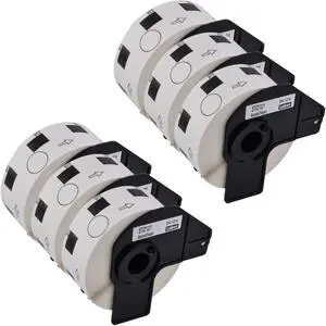 GREENCYCLE 6 Roll DK-1218 DK1218 Die-Cut Round Paper Labels Diameter 1" (0.94" Dia) Compatible for Brother QL-500, QL-570, QL-1050, 1000 Labels/Roll,with Cartridge Frames GREENCYCLE 6 Roll DK-1218 DK1218 Die-Cut Round Paper Labels Diameter 1" (0.94" Dia) Compatible for Brother QL-500, QL-570, QL-1050, 1000 Labels/Roll,with Cartridge Frames