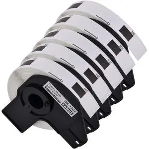 GREENCYCLE 5 Roll DK-1204 DK1204 Die-Cut Multipurpose Paper Labels 2/3" x 2-1/8" (0.66 in X 2.1 in) Compatible for Brother QL-1050 QL-1060N QL-1100 QL-1110NWB, 400 Labels/Roll,with Cartridge Frame GREENCYCLE 5 Roll DK-1204 DK1204 Die-Cut Multipurpose Paper Labels 2/3" x 2-1/8" (0.66 in X 2.1 in) Compatible for Brother QL-1050 QL-1060N QL-1100 QL-1110NWB, 400 Labels/Roll,with Cartridge Frame
