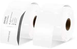 GREENCYCLE 2 Roll Compatible for Dymo LabelWriter 30374 Business and Appointment Cards Non Adhesive, 2" x 3.5" White, NOT FIT 550 & 5XL, 300 Labels Per Roll GREENCYCLE 2 Roll Compatible for Dymo LabelWriter 30374 Business and Appointment Cards Non Adhesive, 2" x 3.5" White, NOT FIT 550 & 5XL, 300 Labels Per Roll