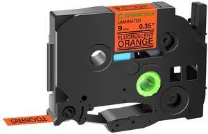 GREENCYCLE Compatible for Brother P-Touch Label Tape TZe-B21 9mm 0.35" Laminated Fluorescent Orange TZeB21 TZ-B21 TZe TZ 3/8 inch Black on Orange Label Tape, 20 Pack GREENCYCLE Compatible for Brother P-Touch Label Tape TZe-B21 9mm 0.35" Laminated Fluorescent Orange TZeB21 TZ-B21 TZe TZ 3/8 inch Black on Orange Label Tape, 20 Pack