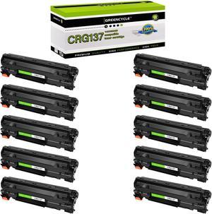 GREENCYCLE 10 Pack Compatible Black Toner Cartridge Replacement for Canon 137 CRG137 9435B001AA use in ImageClass LBP151dw D570 MF212w MF216n MF217w MF227dw MF229dw MF232w MF236n MF247dw Printer