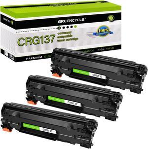 GREENCYCLE 3 Pack Compatible Black Toner Cartridge Replacement for Canon 137 CRG137 9435B001AA use in ImageClass LBP151dw D570 MF212w MF216n MF217w MF227dw MF229dw MF232w MF236n MF247dw Printer