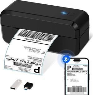 GREENCYCLE Bluetooth Thermal Shipping Label Printer, 4x6 Shipping Label Printer, Wireless Desktop Label Printer