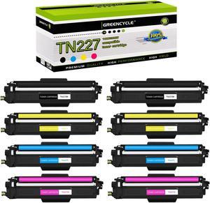 GREENCYCLE 8 PK TN227 Compatible Toner Cartridge Replacement for Brother TN-227 TN223 to use with HL-L3290CDW HL-L3210CW MFC-L3750CDW MFC-L3710CW printer (2 Black,2 Cyan,2 Yellow,2 Magenta)