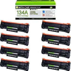 Greencycle W1340A Toner Cartridge With CHIP Compatible Replacement for Hp 134A W1340A Black Cartridge Laser jet M209dw MFP M234dw M234sdn M234sdw(8Pk,with chip) Greencycle W1340A Toner Cartridge With CHIP Compatible Replacement for Hp 134A W1340A Black Cartridge Laser jet M209dw MFP M234dw M234sdn M234sdw(8Pk,with chip)