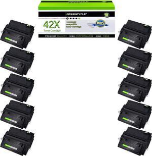 greencycle Q5942X Compatible Toner Cartridge Replacement for HP 42X Q5942X Black Cartridge Laserjet 4250 4250dtn 4250dtnsl 4250n 4250tn 4350 4350dtn 4350dtnsl 4350n 4350tn Printer (10Pk)