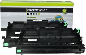 GREENCYCLE 2 Pack High Yield Black Cartridge Compatible for Brother DR360 Drum Unit Black use in DCP-7030 HL-2140 MFC-7340 Printer
