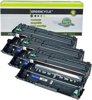 GREENCYCLE 3 Pack High Yield DR820 Black Drum Unit Compatible for Brother HL-L5000D DCP-L5500DN MFC-L6750DW Printer